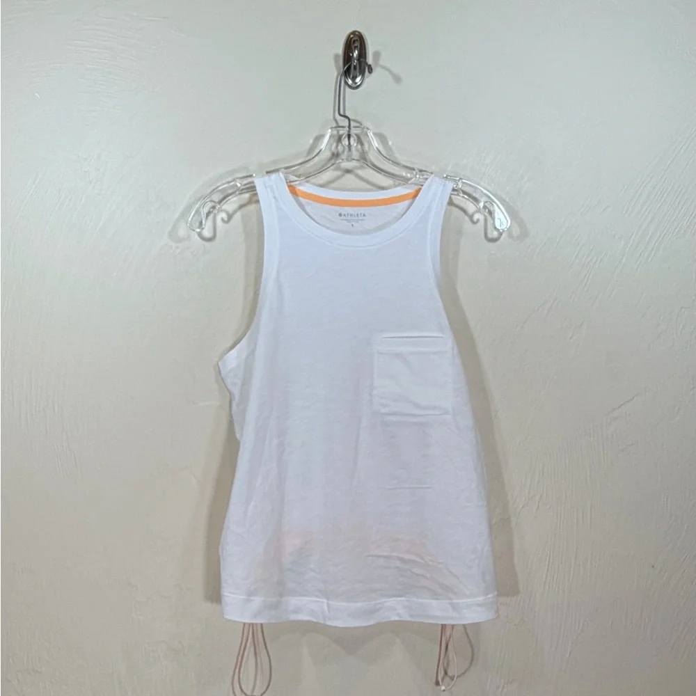 Athleta Organic Daily Bungee White Tank Top - Picture 7 of 12